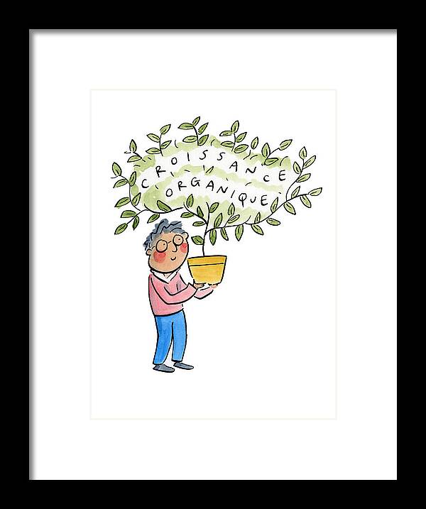 Croissance Organique - Framed Print