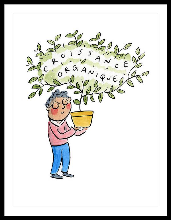 Croissance Organique - Framed Print