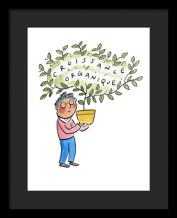 Croissance Organique - Framed Print