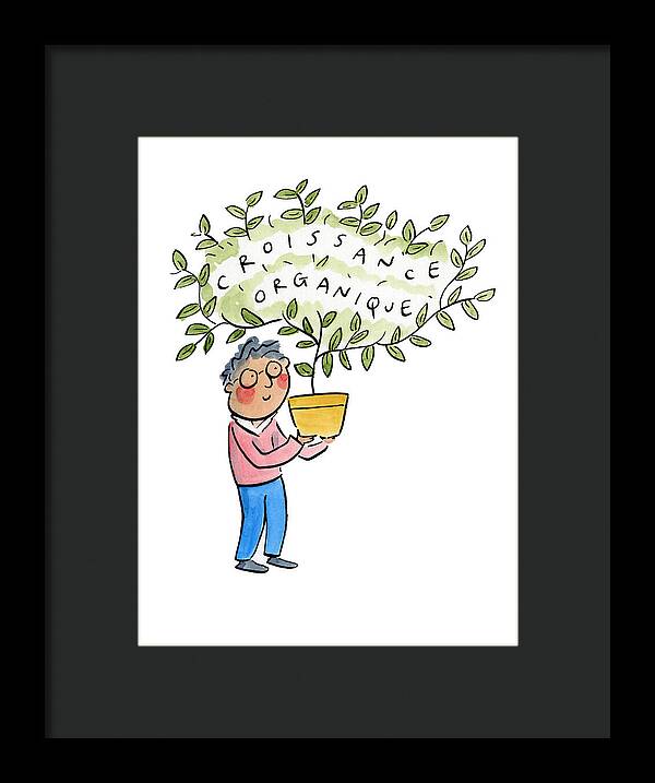 Croissance Organique - Framed Print