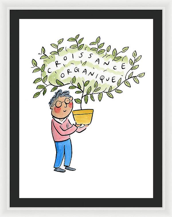 Croissance Organique - Framed Print
