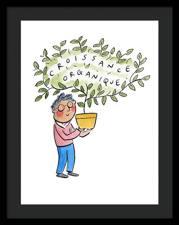 Croissance Organique - Framed Print
