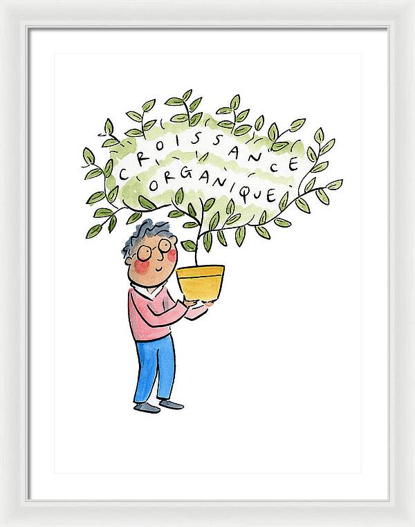 Croissance Organique - Framed Print