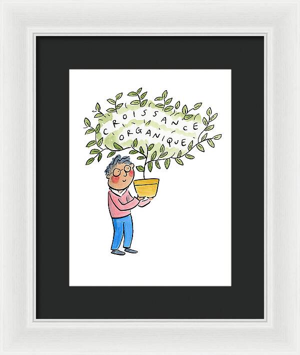 Croissance Organique - Framed Print