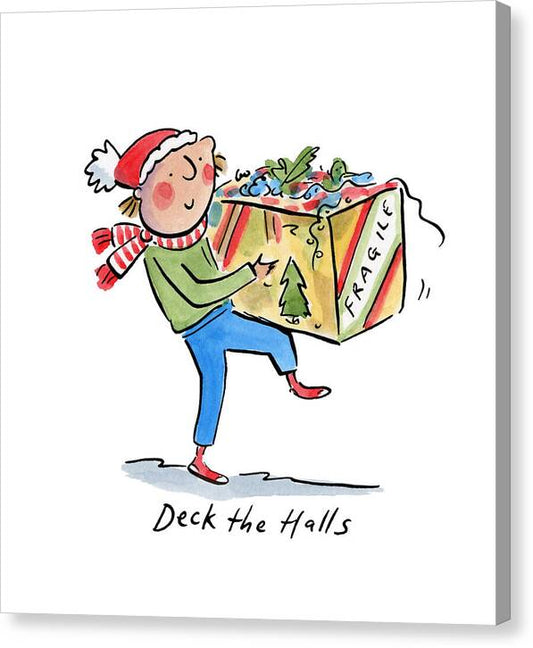 Deck the Halls - Canvas Print