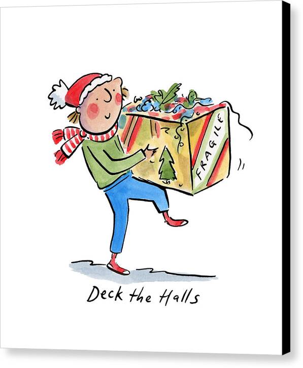 Deck the Halls - Canvas Print