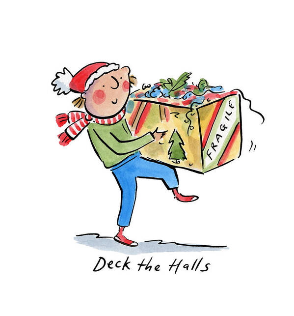 Deck the Halls - Art Print