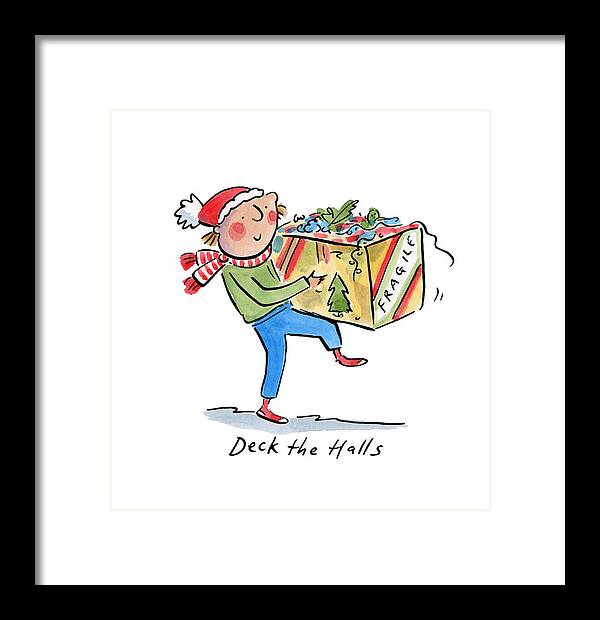 Deck the Halls - Framed Print