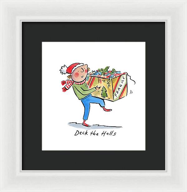 Deck the Halls - Framed Print