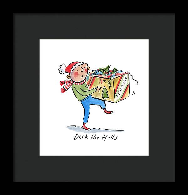 Deck the Halls - Framed Print