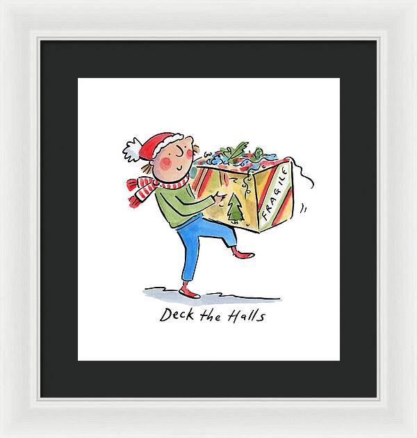 Deck the Halls - Framed Print