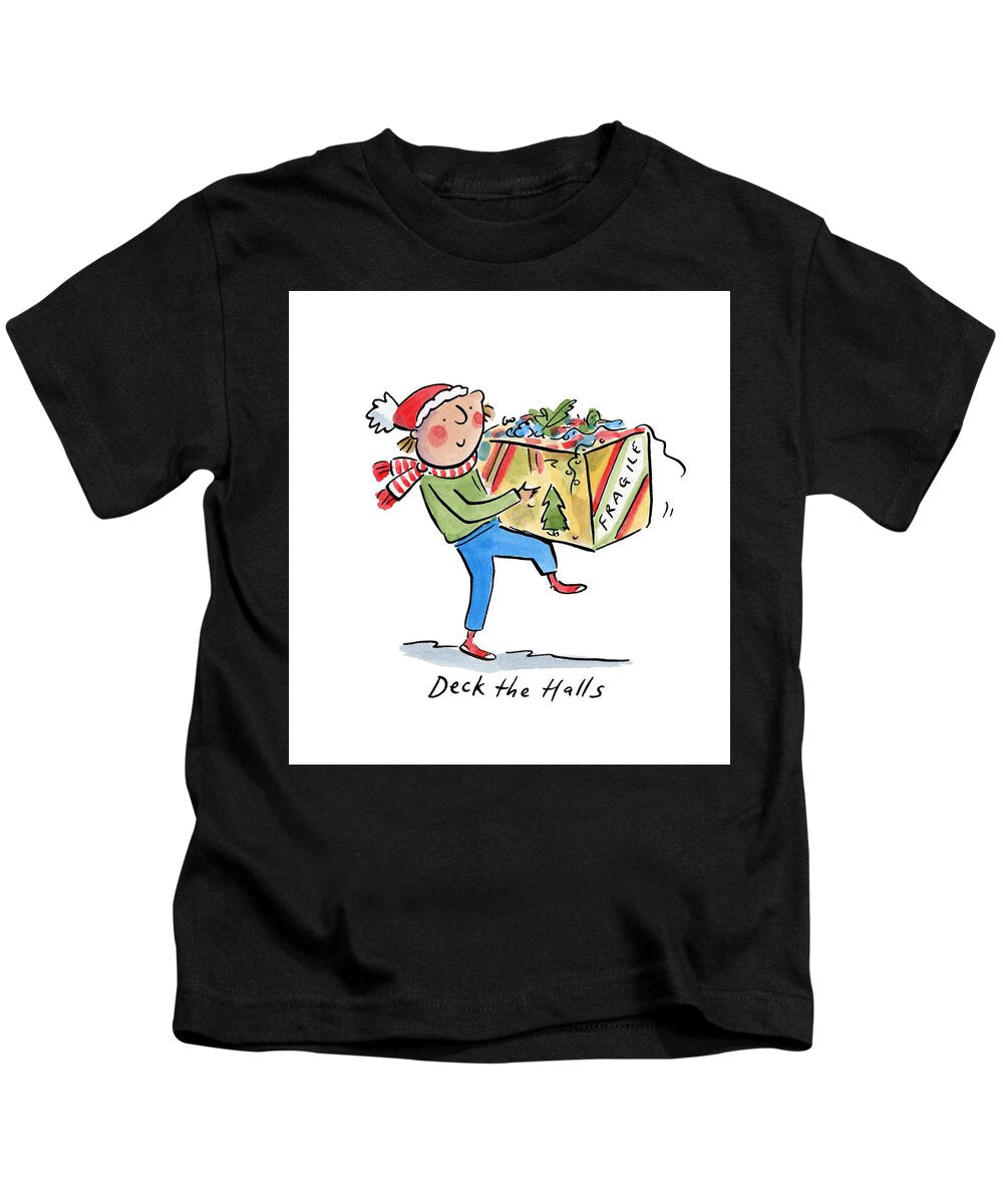 Deck the Halls - Kids T-Shirt