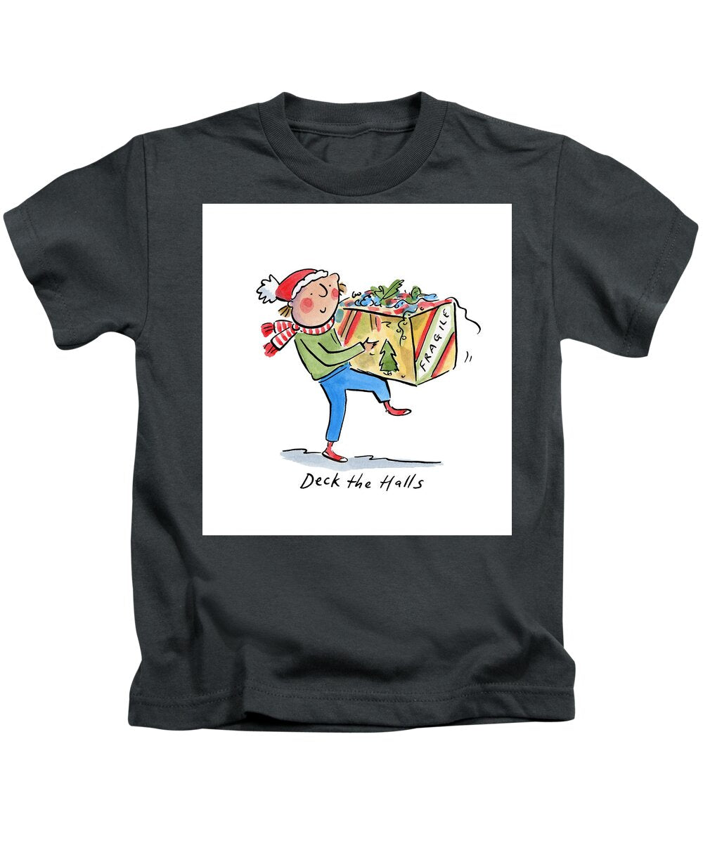 Deck the Halls - Kids T-Shirt