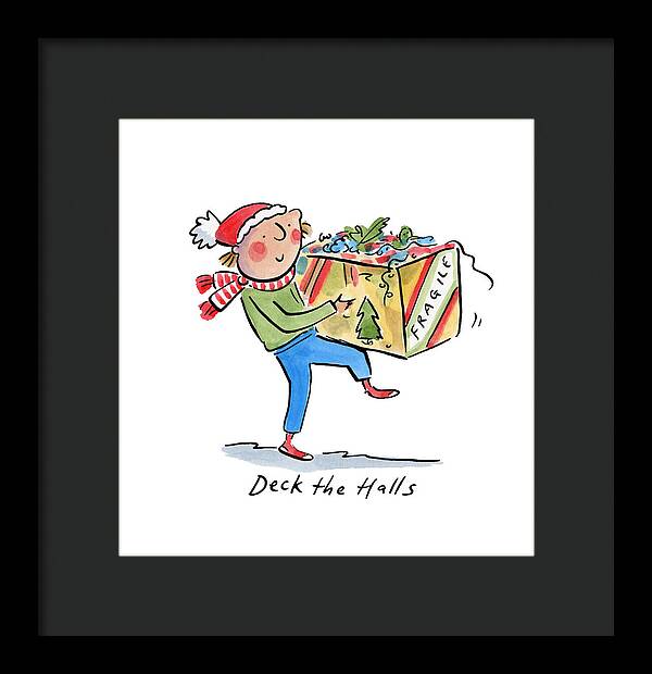 Deck the Halls - Framed Print