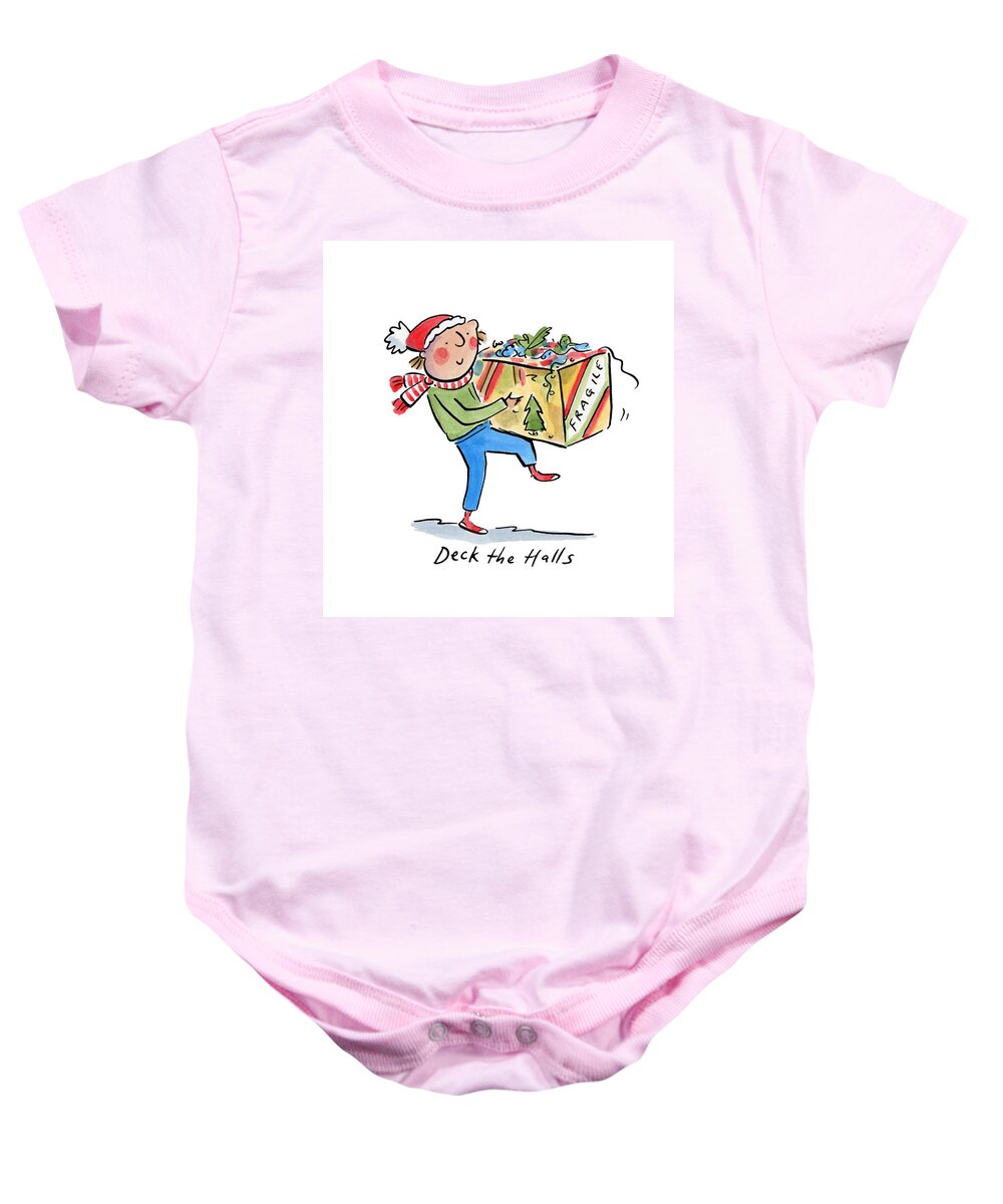 Deck the Halls - Baby Onesie