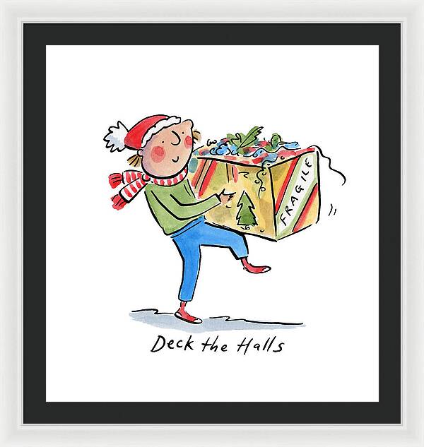 Deck the Halls - Framed Print