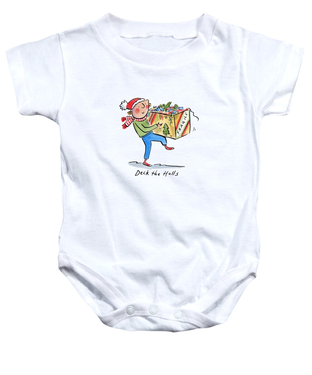 Deck the Halls - Baby Onesie
