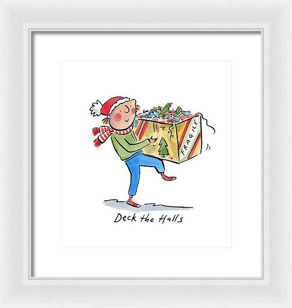 Deck the Halls - Framed Print