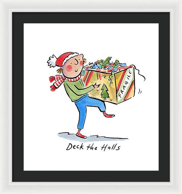 Deck the Halls - Framed Print