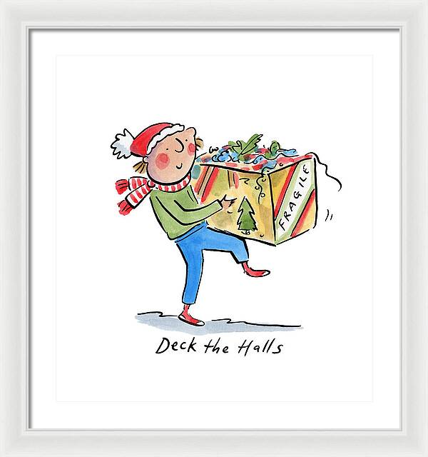 Deck the Halls - Framed Print