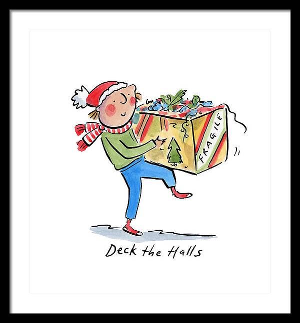Deck the Halls - Framed Print
