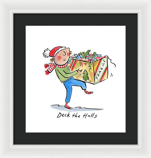 Deck the Halls - Framed Print