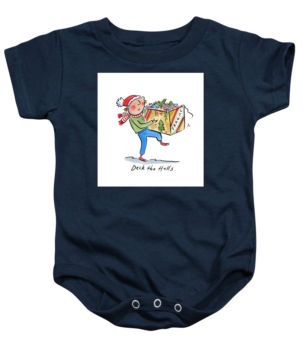 Deck the Halls - Baby Onesie