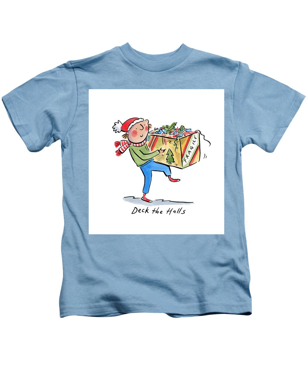 Deck the Halls - Kids T-Shirt