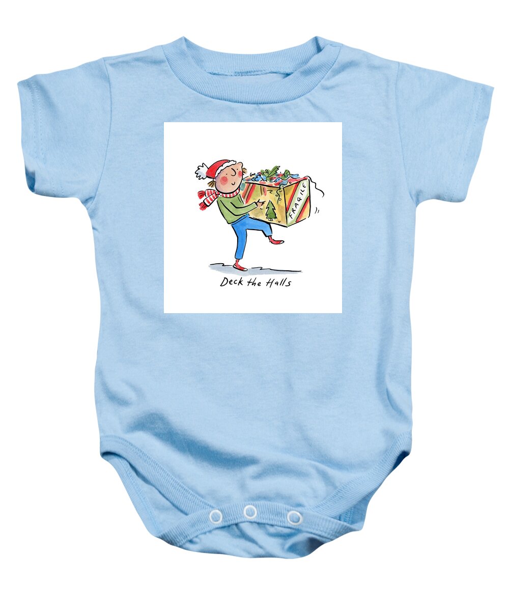 Deck the Halls - Baby Onesie
