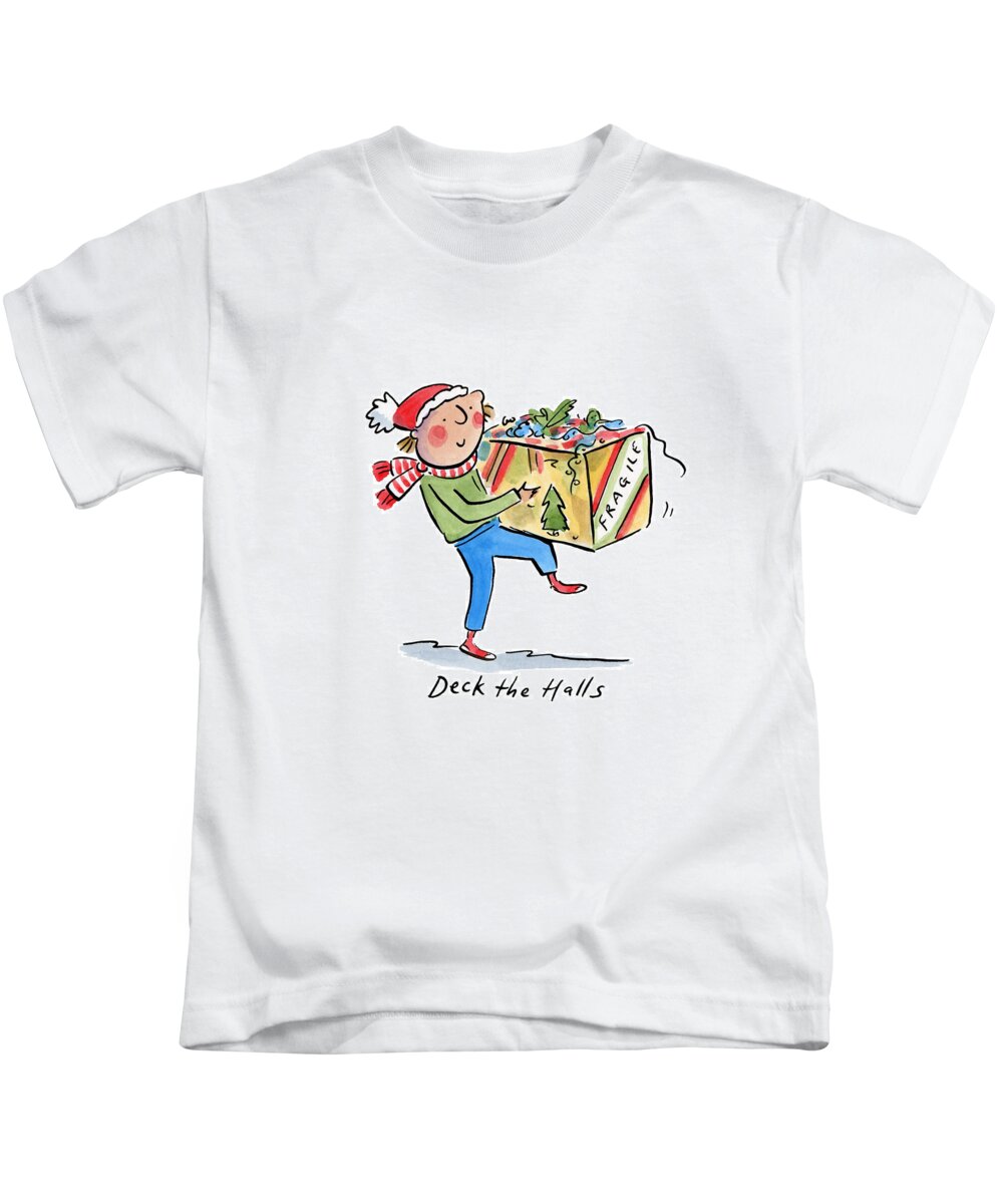 Deck the Halls - Kids T-Shirt