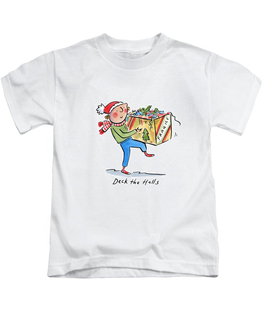 Deck the Halls - Kids T-Shirt