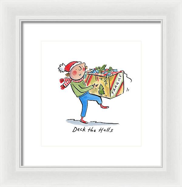 Deck the Halls - Framed Print