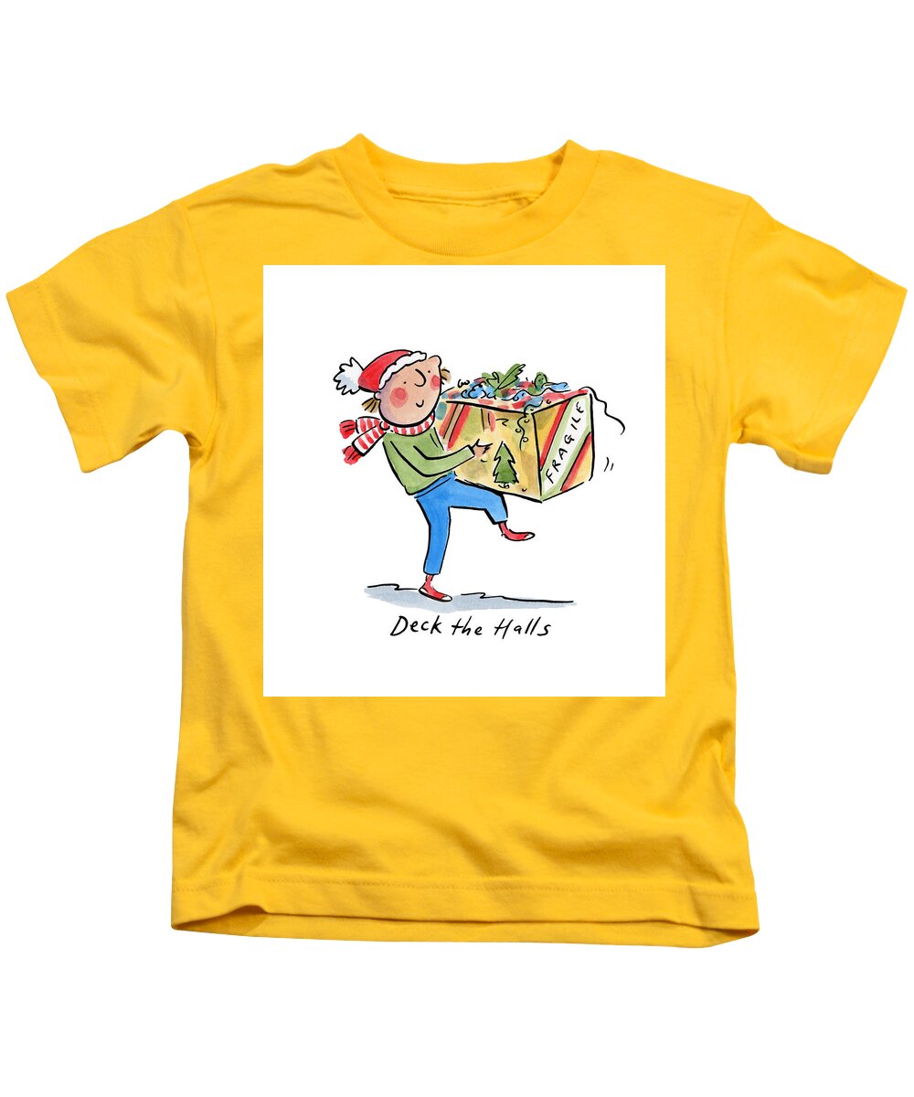 Deck the Halls - Kids T-Shirt