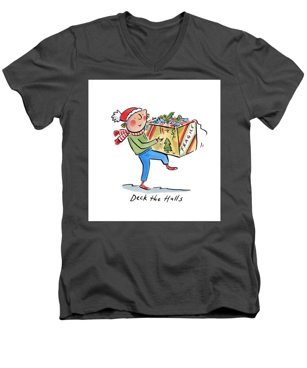 Deck the Halls - Men's V-Neck T-Shirt