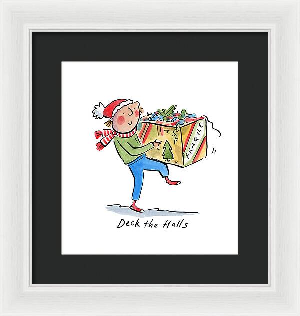 Deck the Halls - Framed Print