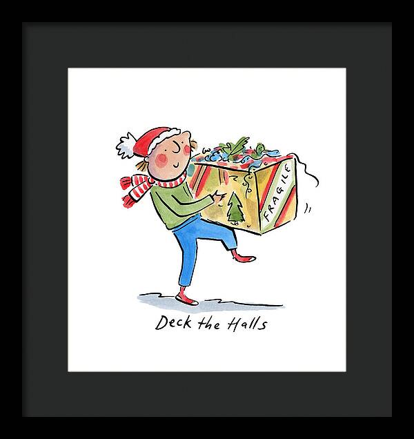 Deck the Halls - Framed Print