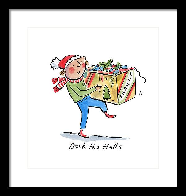 Deck the Halls - Framed Print