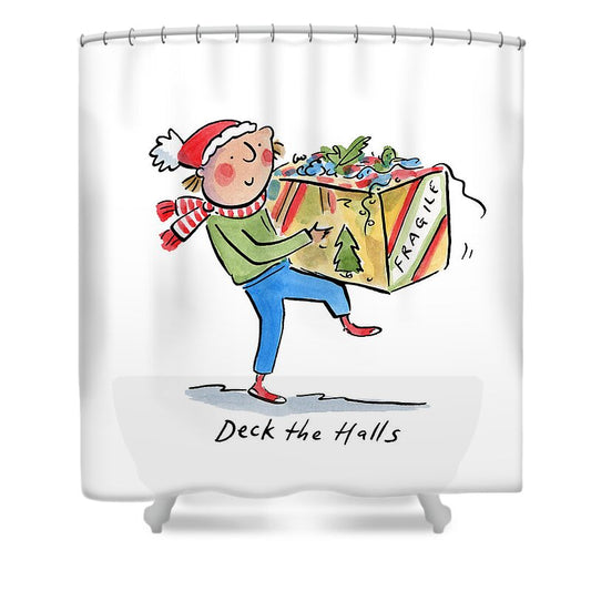 Deck the Halls - Shower Curtain
