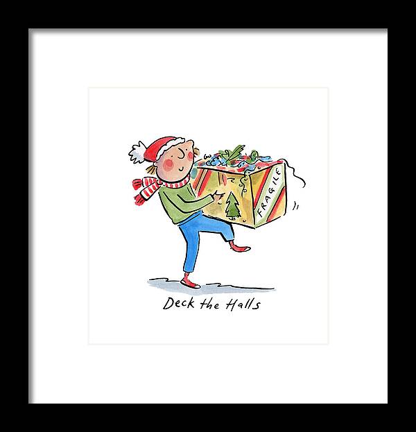 Deck the Halls - Framed Print