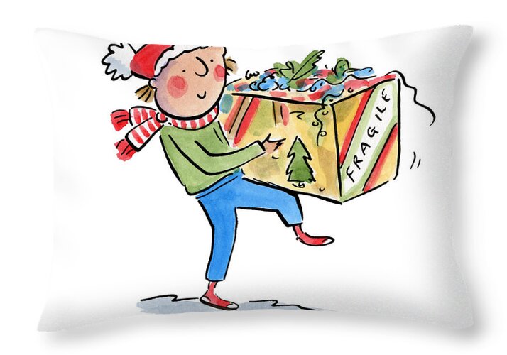 Deck the Halls - Throw Pillow