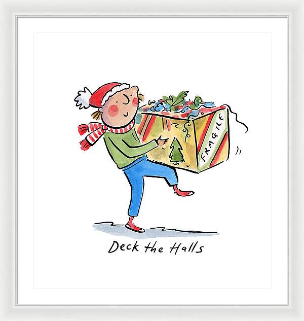 Deck the Halls - Framed Print