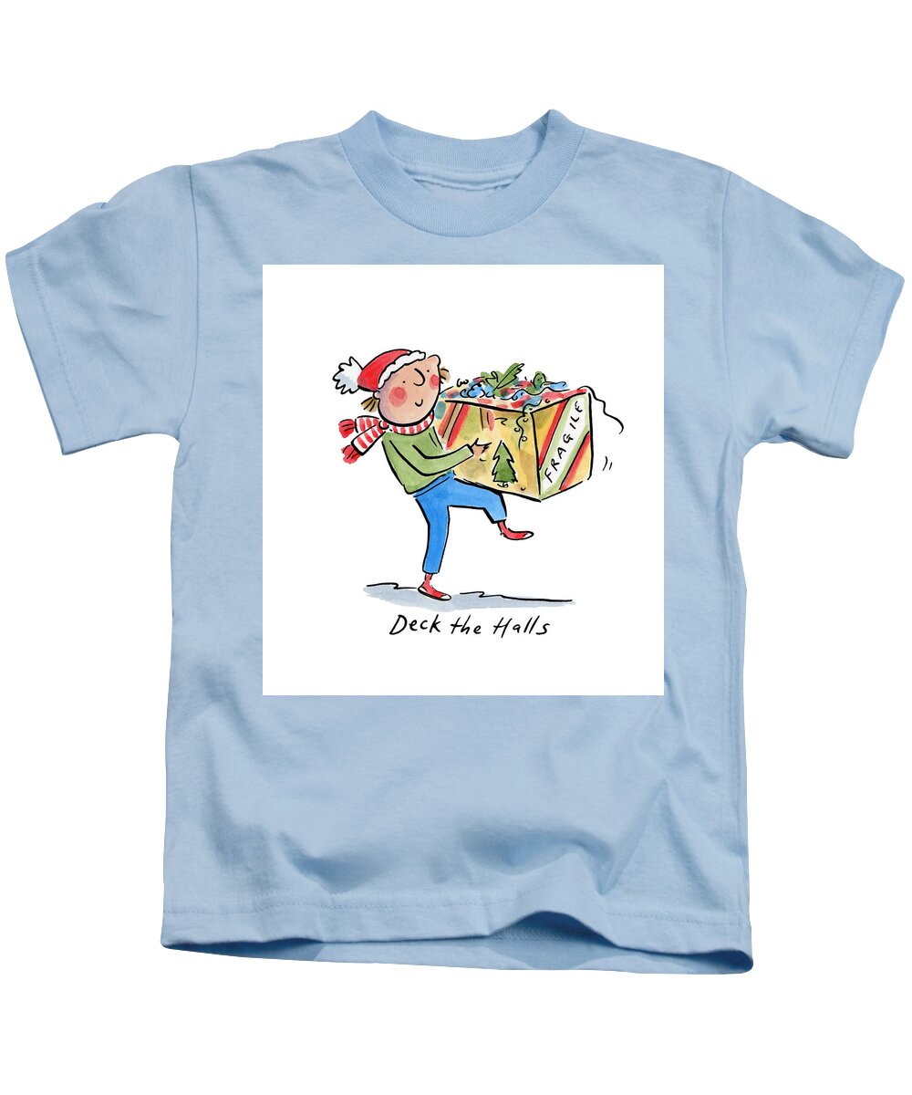 Deck the Halls - Kids T-Shirt