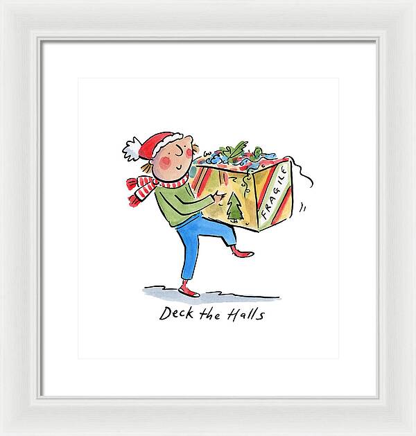 Deck the Halls - Framed Print