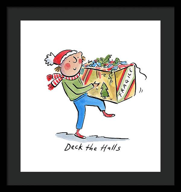 Deck the Halls - Framed Print