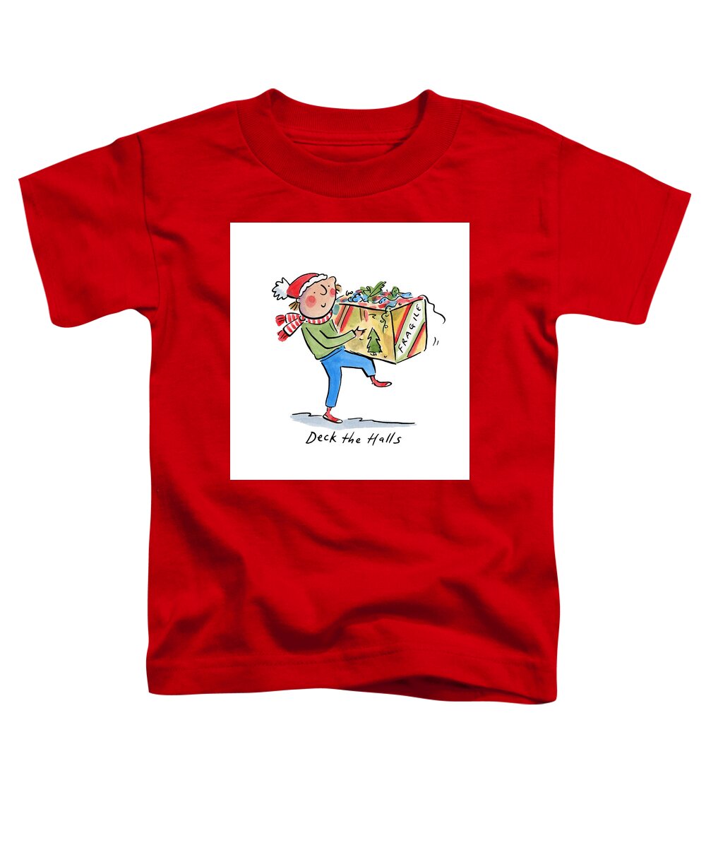 Deck the Halls - Toddler T-Shirt