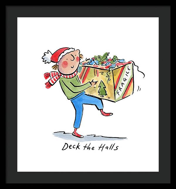 Deck the Halls - Framed Print