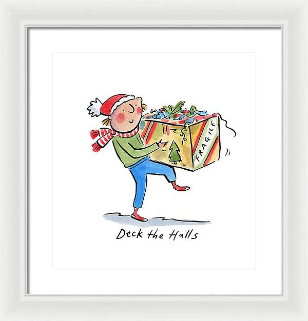 Deck the Halls - Framed Print