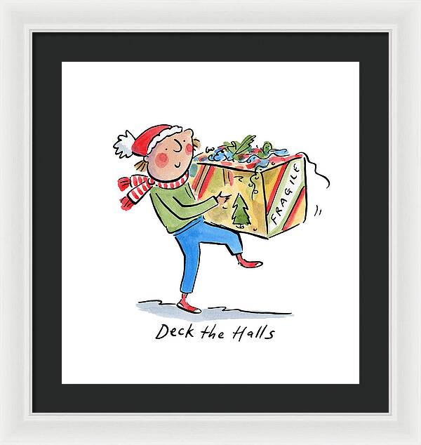 Deck the Halls - Framed Print