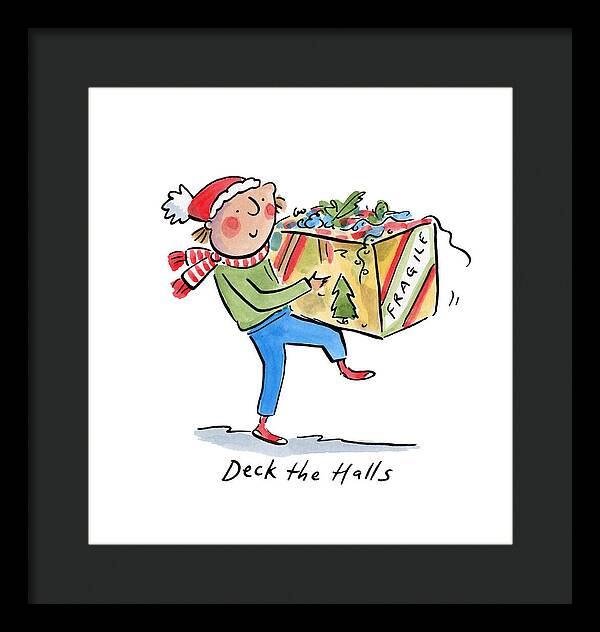 Deck the Halls - Framed Print
