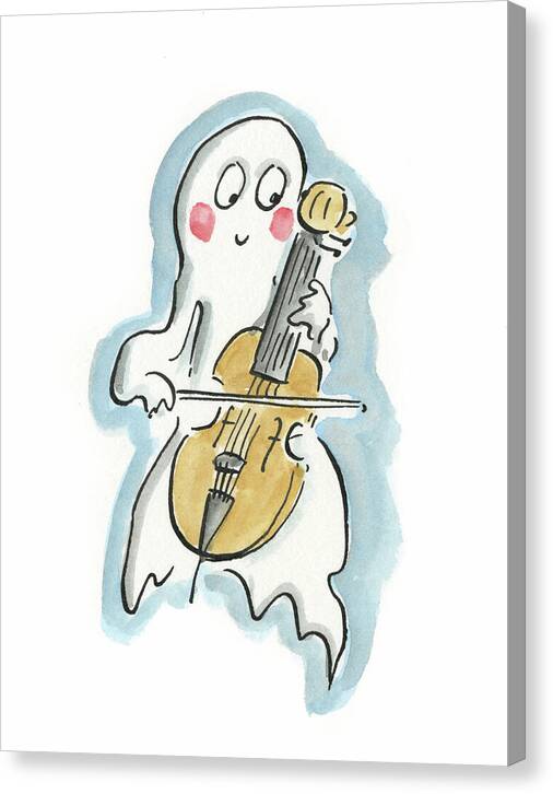 Ghost Cello - Canvas Print